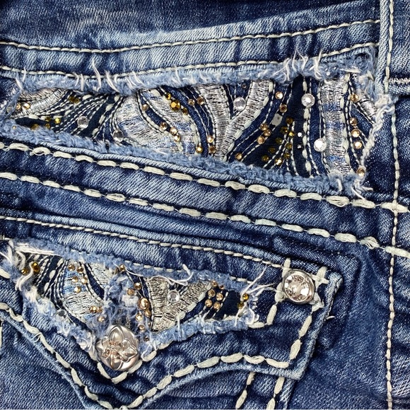 Miss Me Womans Jeans Size 27 JE8901B2R Boot - Picture 6 of 6